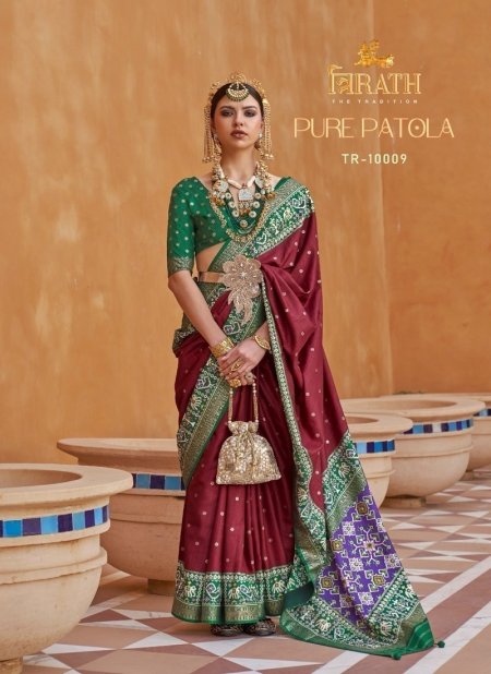 Pure Patola By Trirath Mercerized Sigma Silk Saree